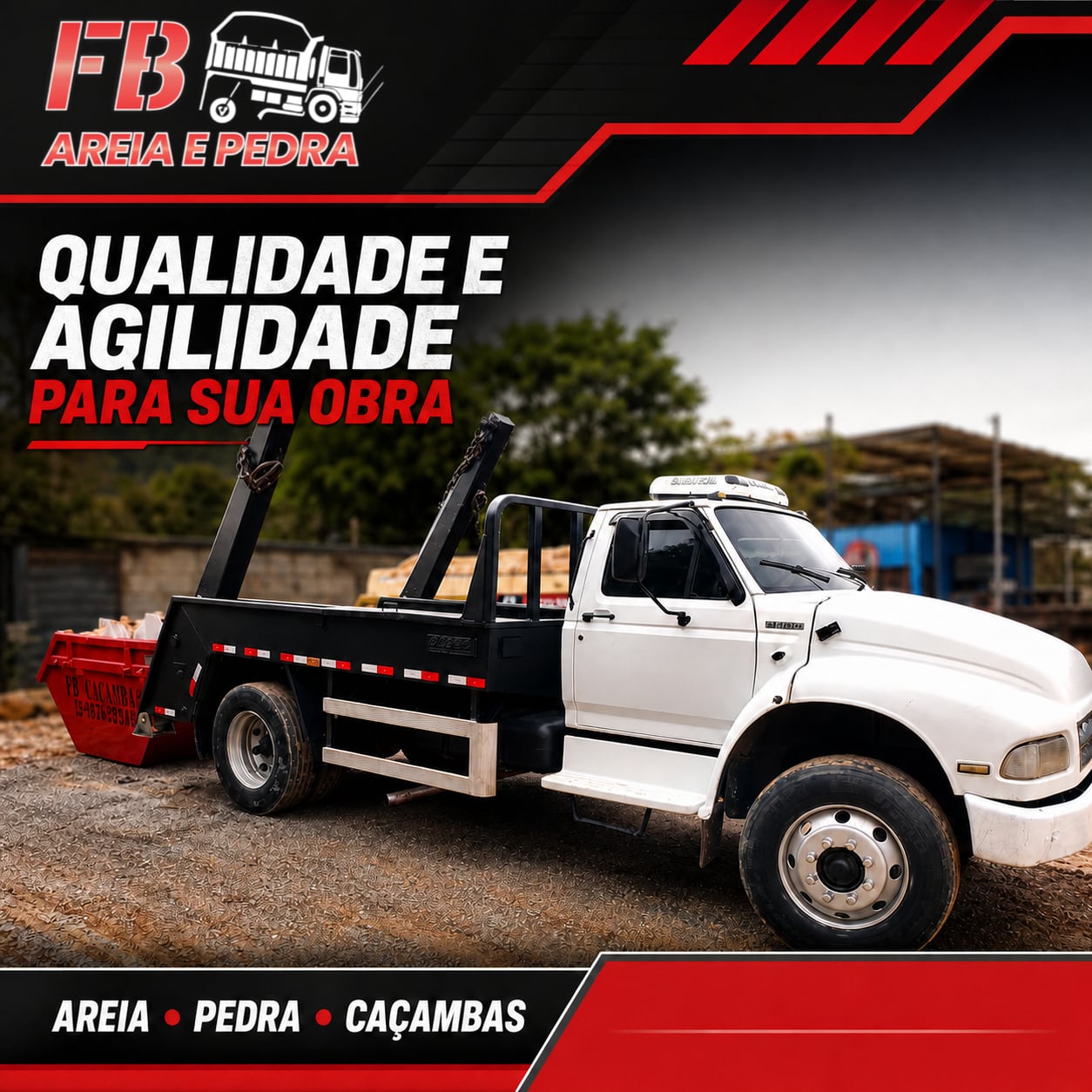 Areia e Pedra Ensacada